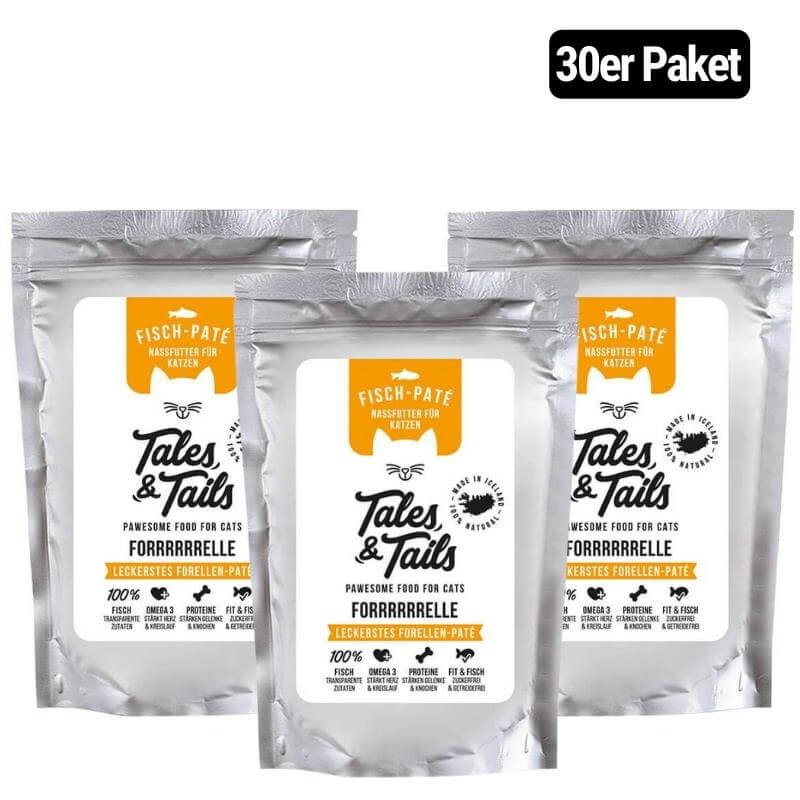 Forrrrrrrelle - Nassfutter für Katzen mit 100% Forelle - 100g