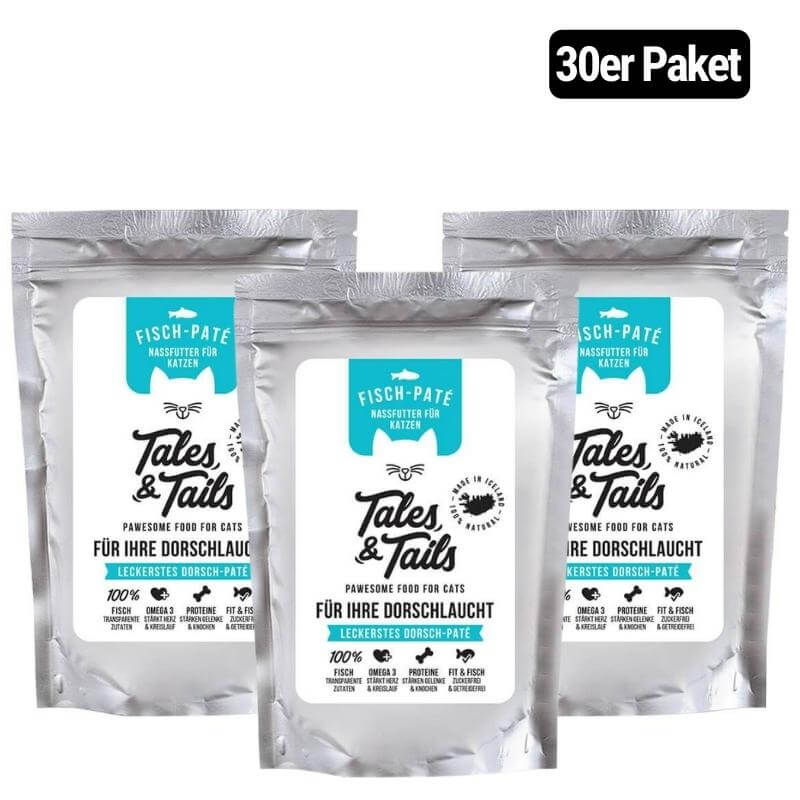 Für Ihre Dorschlaucht - Nassfutter für Katzen mit 100% Dorsch - 100g