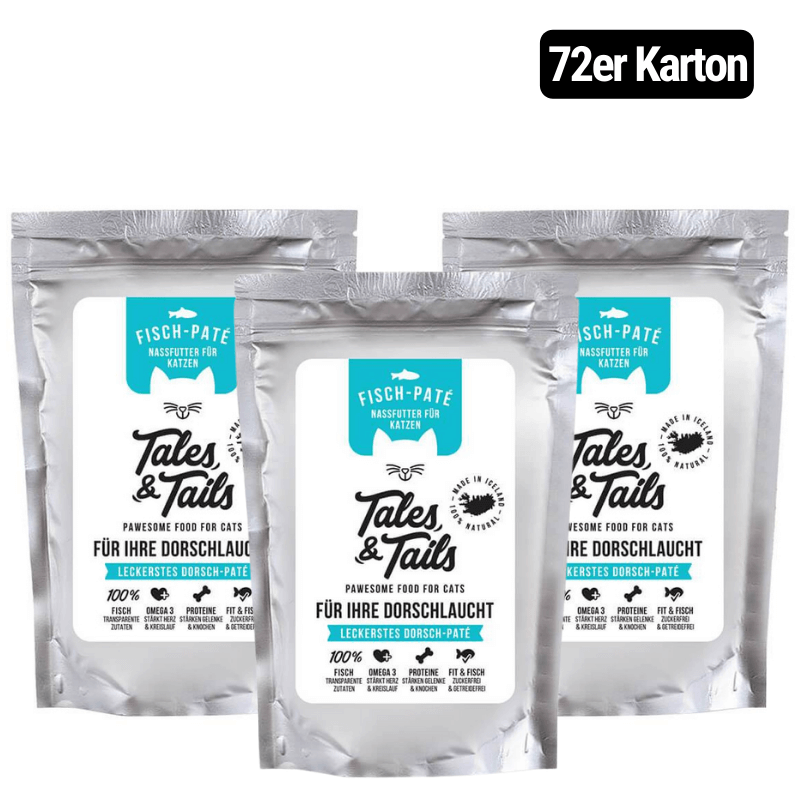Für Ihre Dorschlaucht - Nassfutter für Katzen mit 100% Dorsch - 100g
