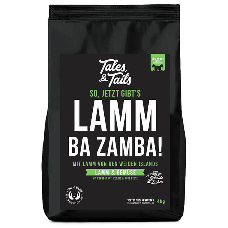 "LammBa Zamba" - Softes Trockenfutter mit Lamm - 4 kg